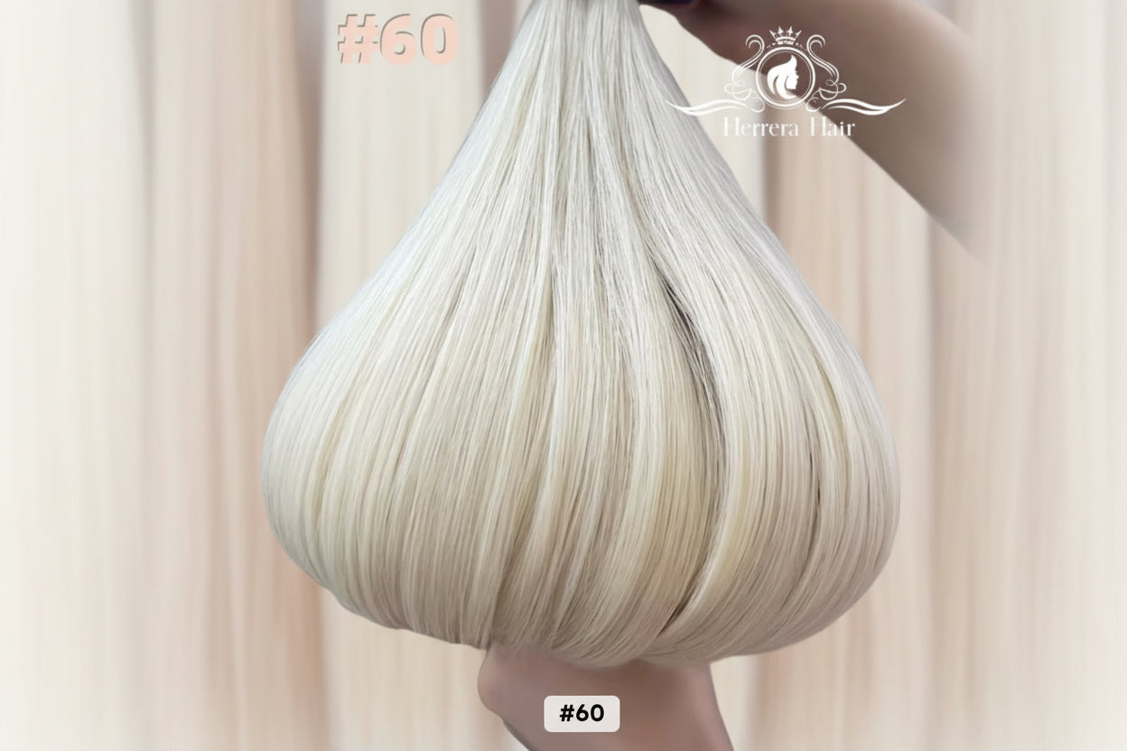 Patinum Blonde 60# hair extensions