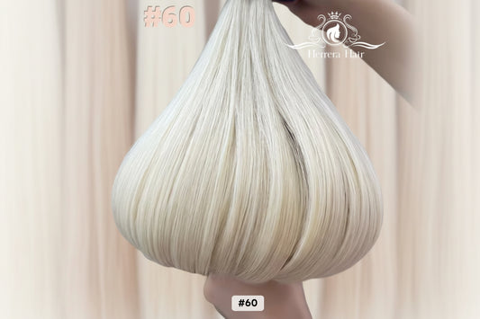 Patinum Blonde 60# hair extensions
