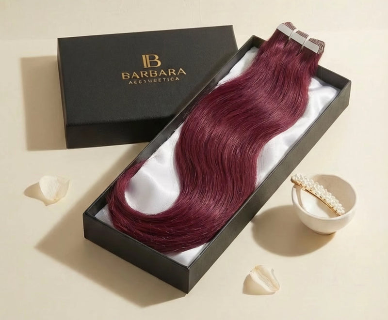 Wine red 99j hair extensions