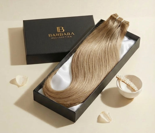 Dark blond 12# hair extensions