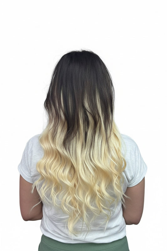 Ombre blonde 613# hair extensions