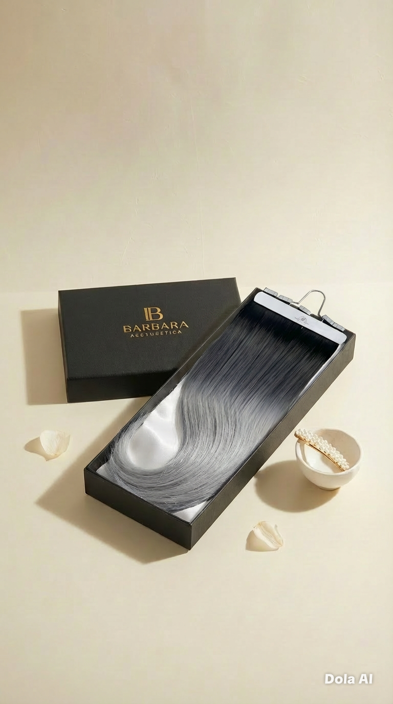 Silver ombre hair extensions