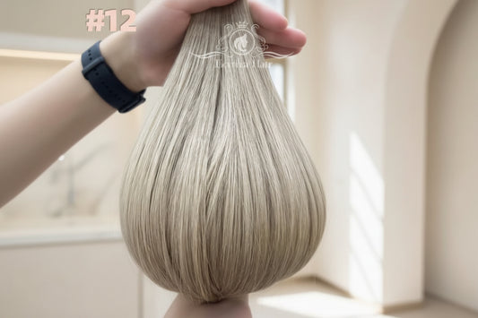 Dark blond 12# hair extensions