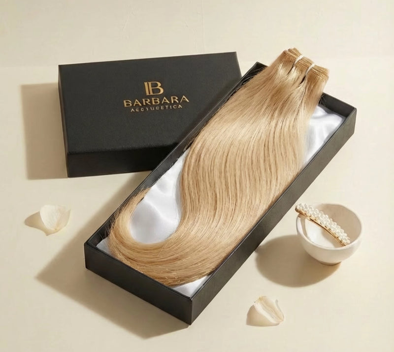 Natural blonde 20# hair extensions