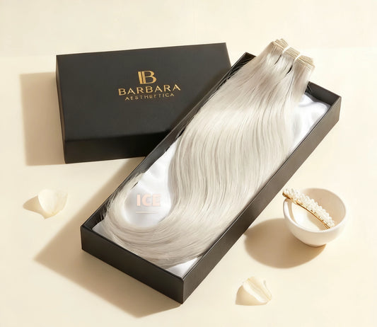 Ice lightes blonde hair extensions