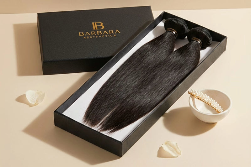 Black hair extensions