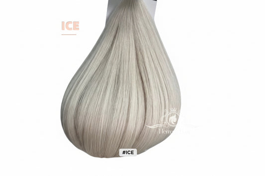 Ice lightes blonde hair extensions