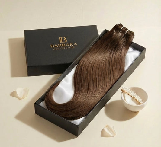 Medium brown #4 hair extensions